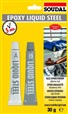 SOUDAL Speciální lepidlo EPOXY LIQUID STEEL 2*15ml